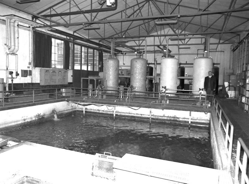 Bassins de refroidissement des fours à induction