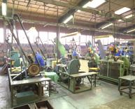 Vue d'ensemble de l'atelier de polissage