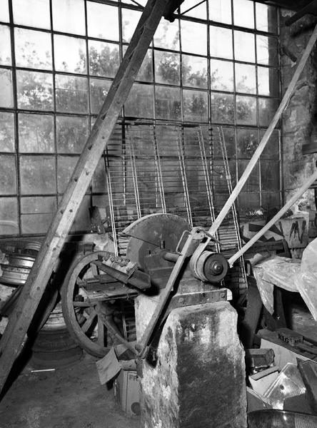 Vue générale d'une machine de l'atelier de charron