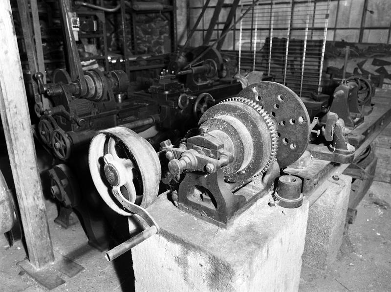 Vue générale d'outils de l'atelier de charron
