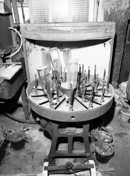 Vue de la machine à épurer la laine dite écarpineuse
