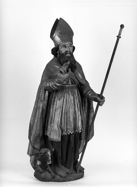 Saint Blaise, vu de trois quarts gauche