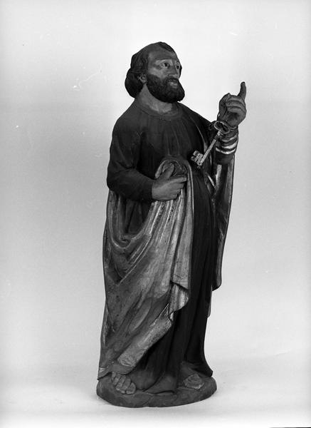 2 statuettes : saint Blaise, saint Pierre