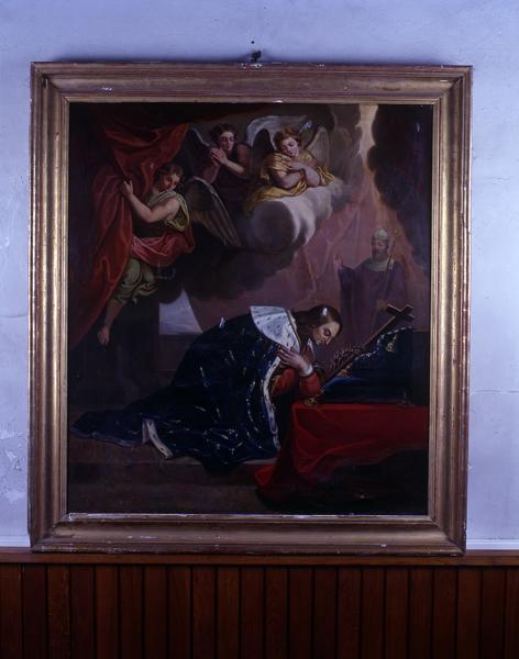 Tableau : Saint Louis en prière