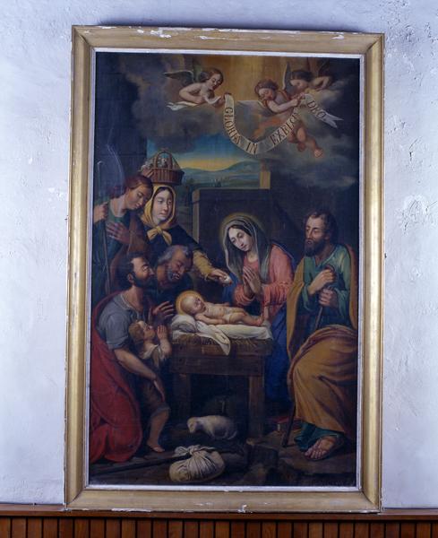 Tableau : Adoration des bergers