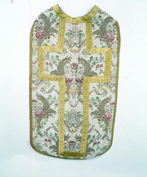 Vue générale du dos de la chasuble