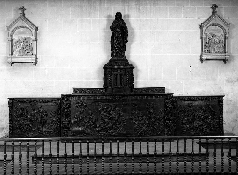 Autel, gradin d'autel, tabernacle et sculpture de la chapelle de Notre-Dame de Lorette ?