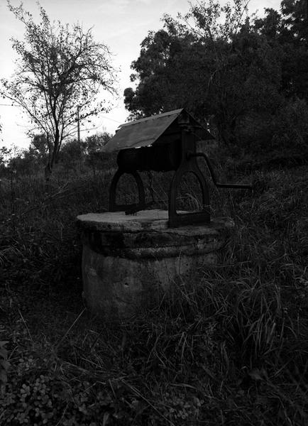 Détail du puits du moulin Roussat