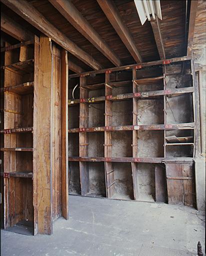 Vue intérieure : casiers