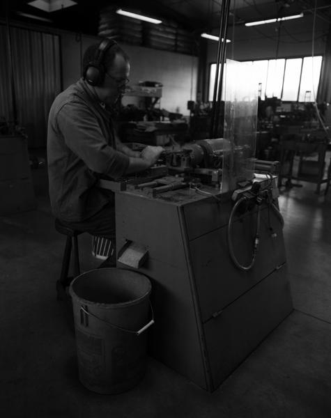 Poste de travail, machine à enrouler : enrouleuse
