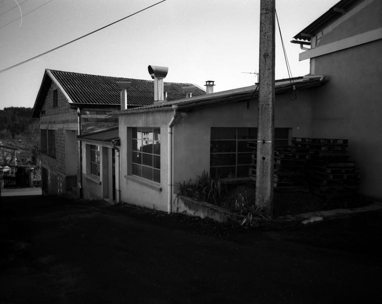 Vue extérieure de l'atelier