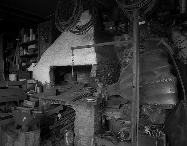 Forge et soufflet de forge