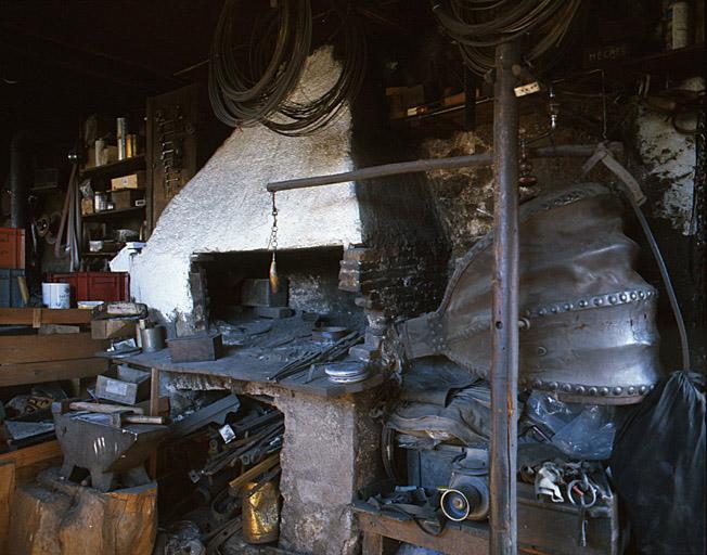 Forge et soufflet de forge