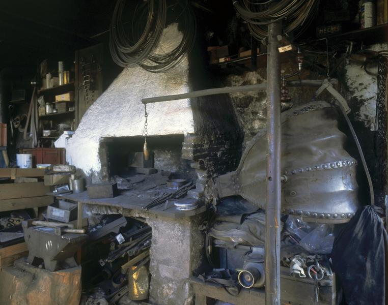 Forge et soufflet de forge