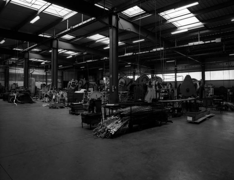 Vue d'ensemble de l'intérieur de l'usine
