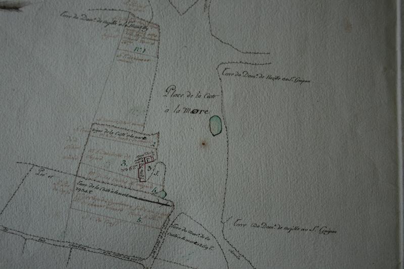 Plan des terres et du domaine de la Côte