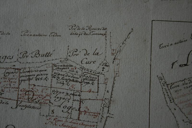 Plan partiel du quartier Saint-Germain (bourg)
