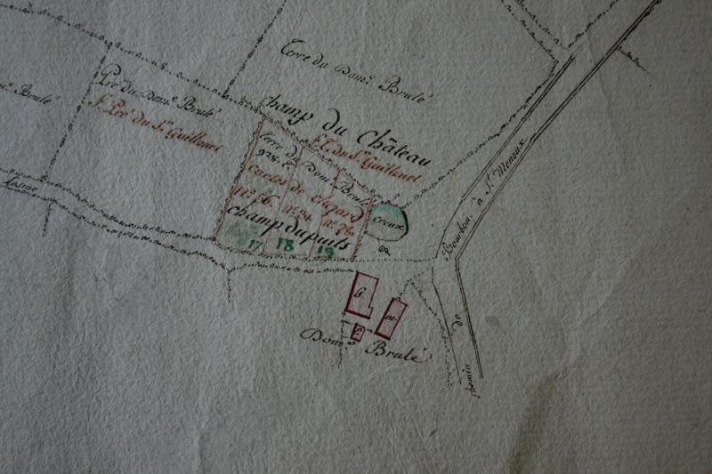 Plan des terres et du Domaine Brûlé