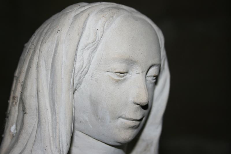 Détail du visage de la Vierge