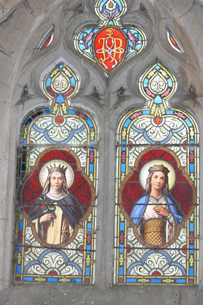 Sainte Thérèse de Lisieux et sainte Radégonde