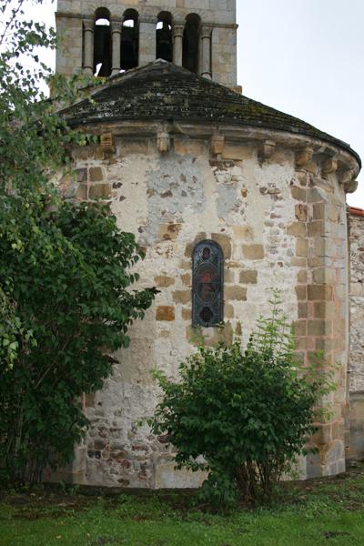 Vue de détail de l'abside