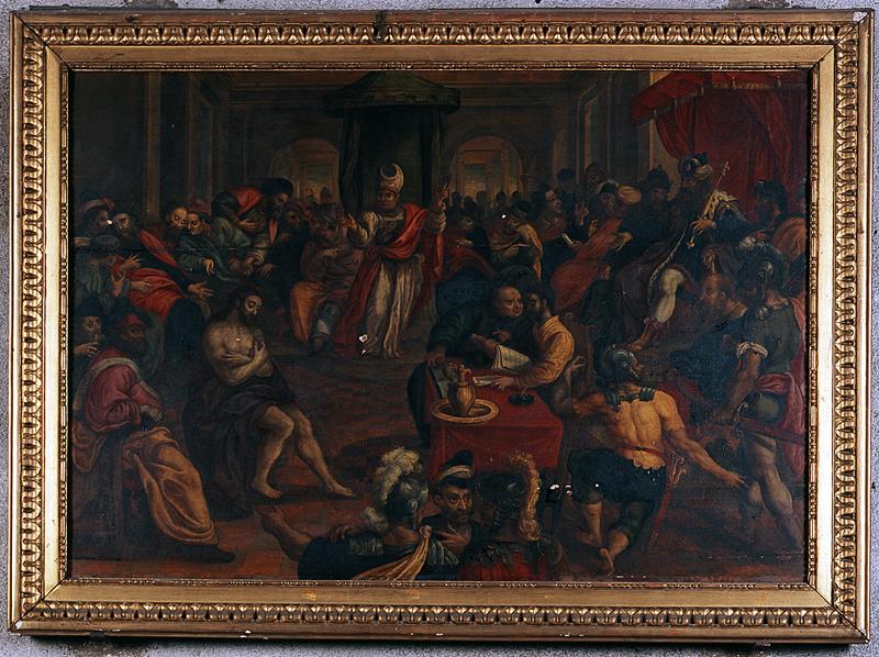 Tableau : le Christ devant Pilate