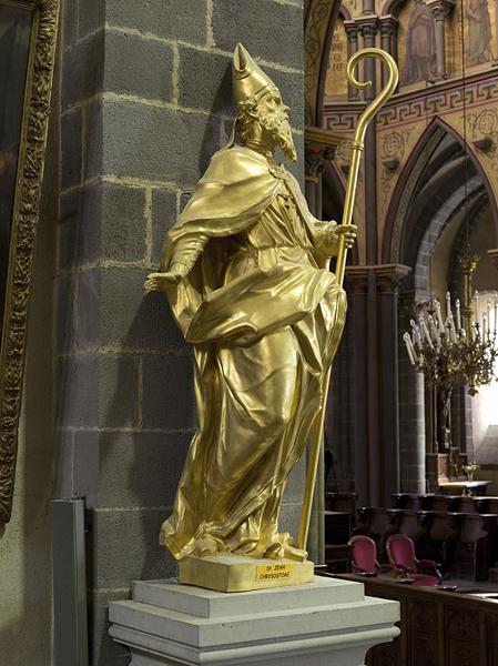 Vue générale de saint Jean Chryssotome, de trois quarts gauche