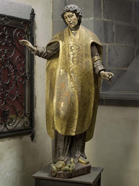 Statue : saint Amable