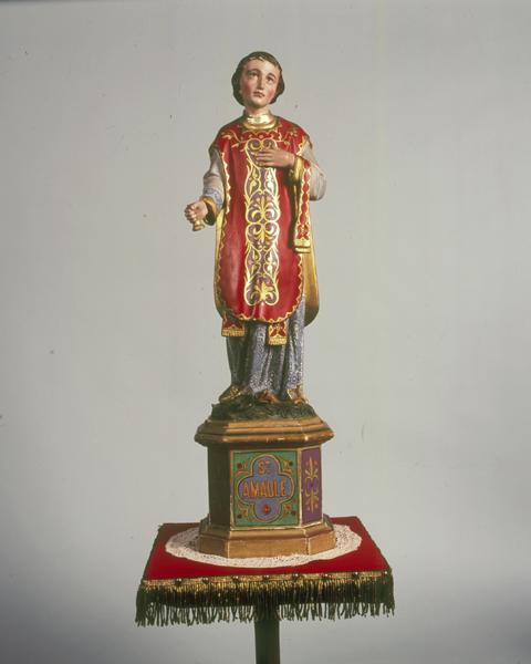 Statuette de procession : saint Amable