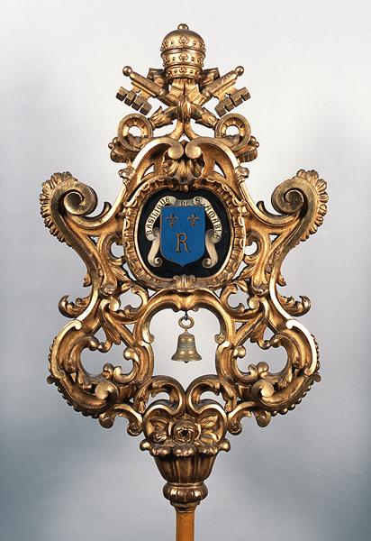 Insignes de basilique : ombellino et clochette