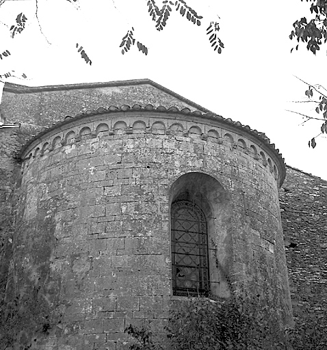 Chapelle. L'abside, détail.