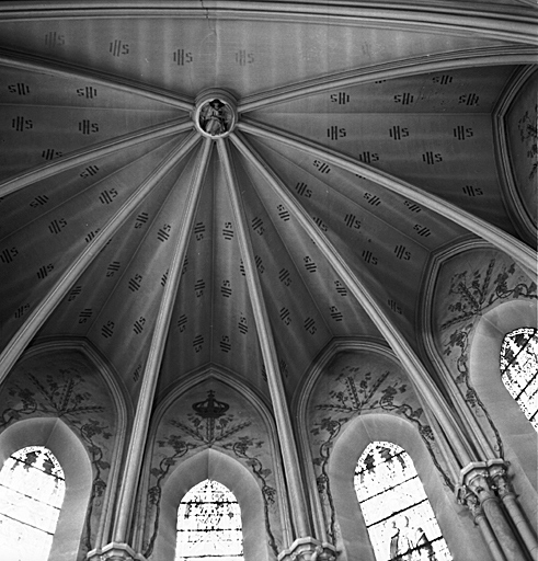 Chapelle, voûtement du choeur.
