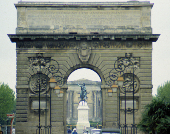 Perspective de la porte du Peyrou.