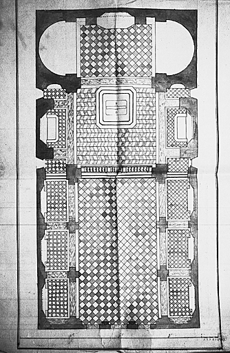 Plan et projet de pavement.