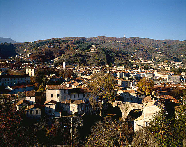 Vue générale du Vigan depuis le sud est