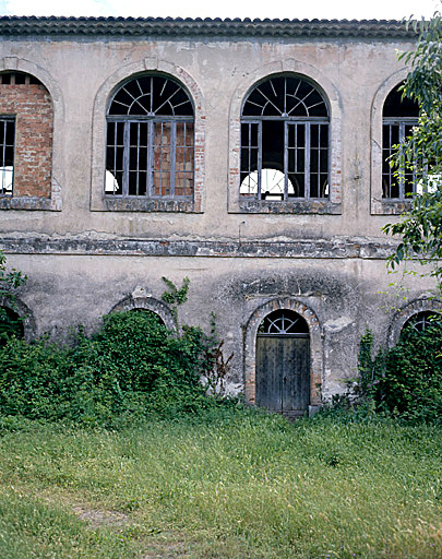 Elévation latérale côté chemin, détail des ouvertures