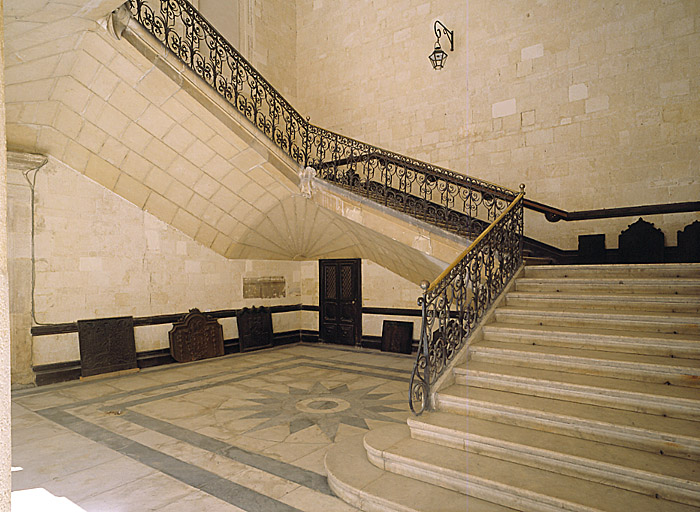 Vue intérieure de l'escalier.