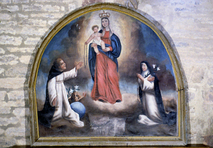 Tableau : Vierge du rosaire