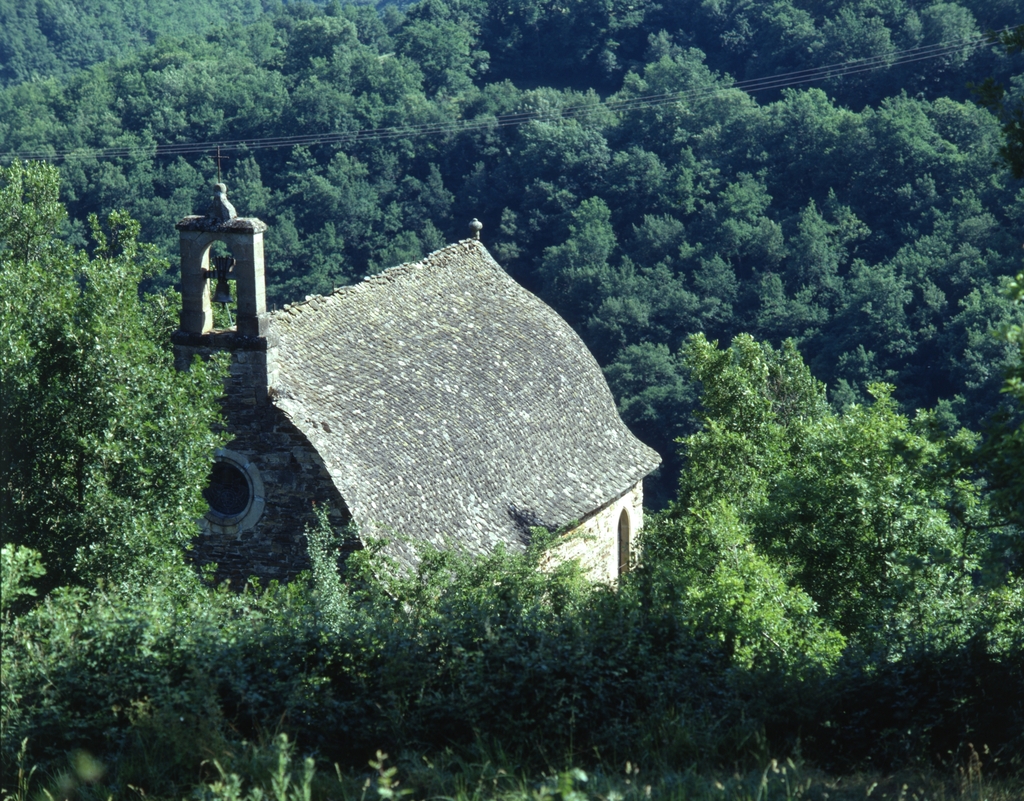 Toit de la chapelle Saint-Jean de Védel