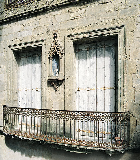 Garde-corps de balcon, première moitié du 19e siècle.