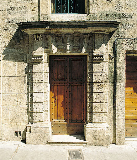 Porte, seconde moitié du 17e siècle.