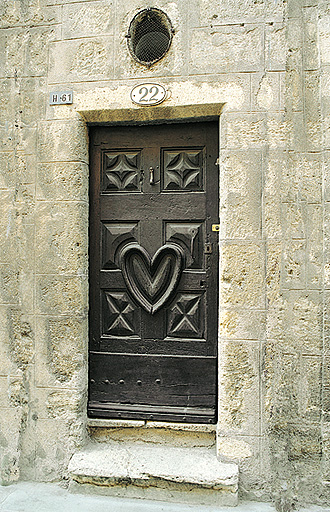 Porte, datée 1662