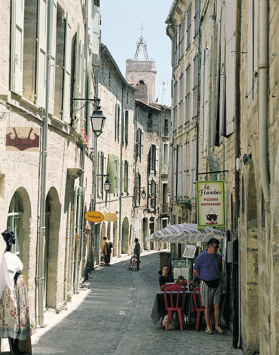 Rue de la Foire, ancienne rue Droite, vue d'ensemble.