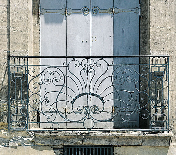 Garde- corps de balcon, 18e siècle.