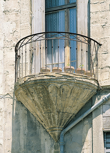 Garde-corps de balcon, fin du 18e siècle.