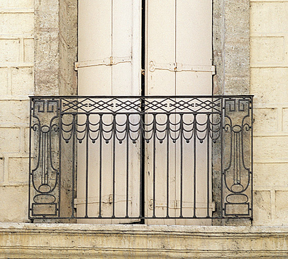 Garde-corps de balcon, première moitié du 19e siècle