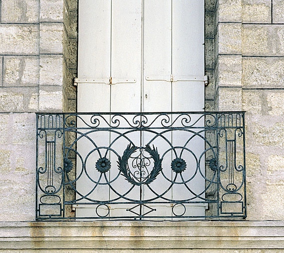 Garde-corps de balcon, première moitié du 19e siècle