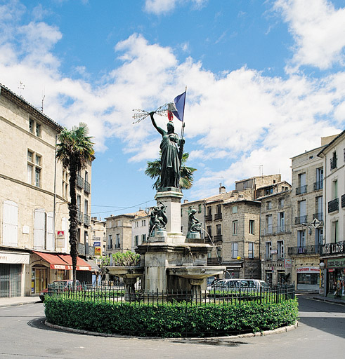 Fontaine de la République par Charles-Romain Capellaro, 1887.