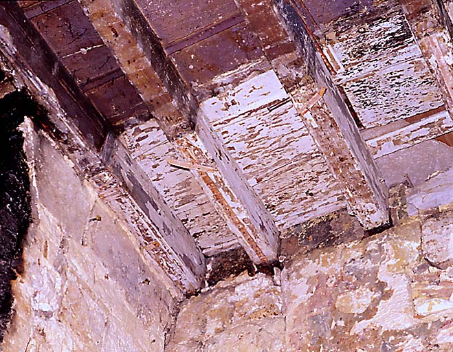 Plafond 2e moitié du 13e siècle.