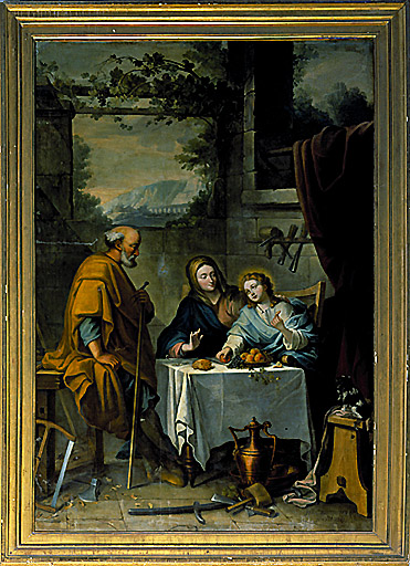 Ensemble. Peinture attribuée à Jean Coustou en 1763.